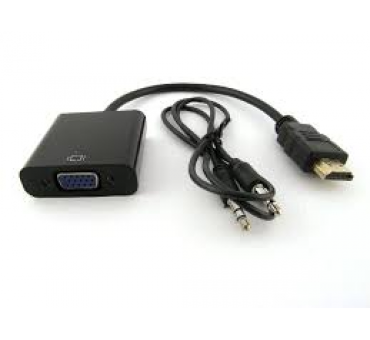 Конвертер HDMI папа на VGA мама + audio