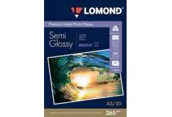 Бумага Lomond Semi-Glossy Bright 265g/m2, A3, 20л. (1106302)