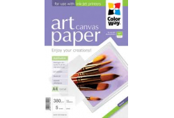 Фотобумага ColorWay ART Cotton Canvas 380 г/м², A4, 5 л 