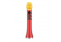 Беспроводной караоке микрофон MicMagic L-699 DSP Red