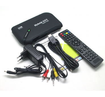 Медиаплеер Hybrid OTT DVB T2  1/8gb S905D